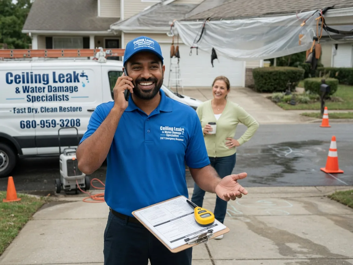 Ceiling Leak Cleanup Stratford, TX FAQs